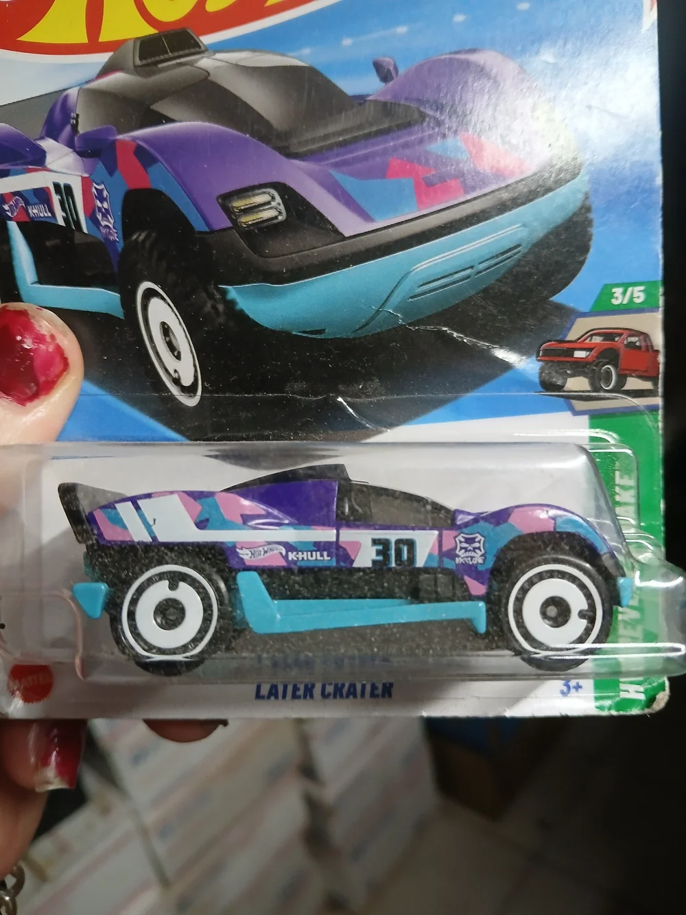 Later Crater (number 112/250) from the 2025 Hot Wheels mainline set